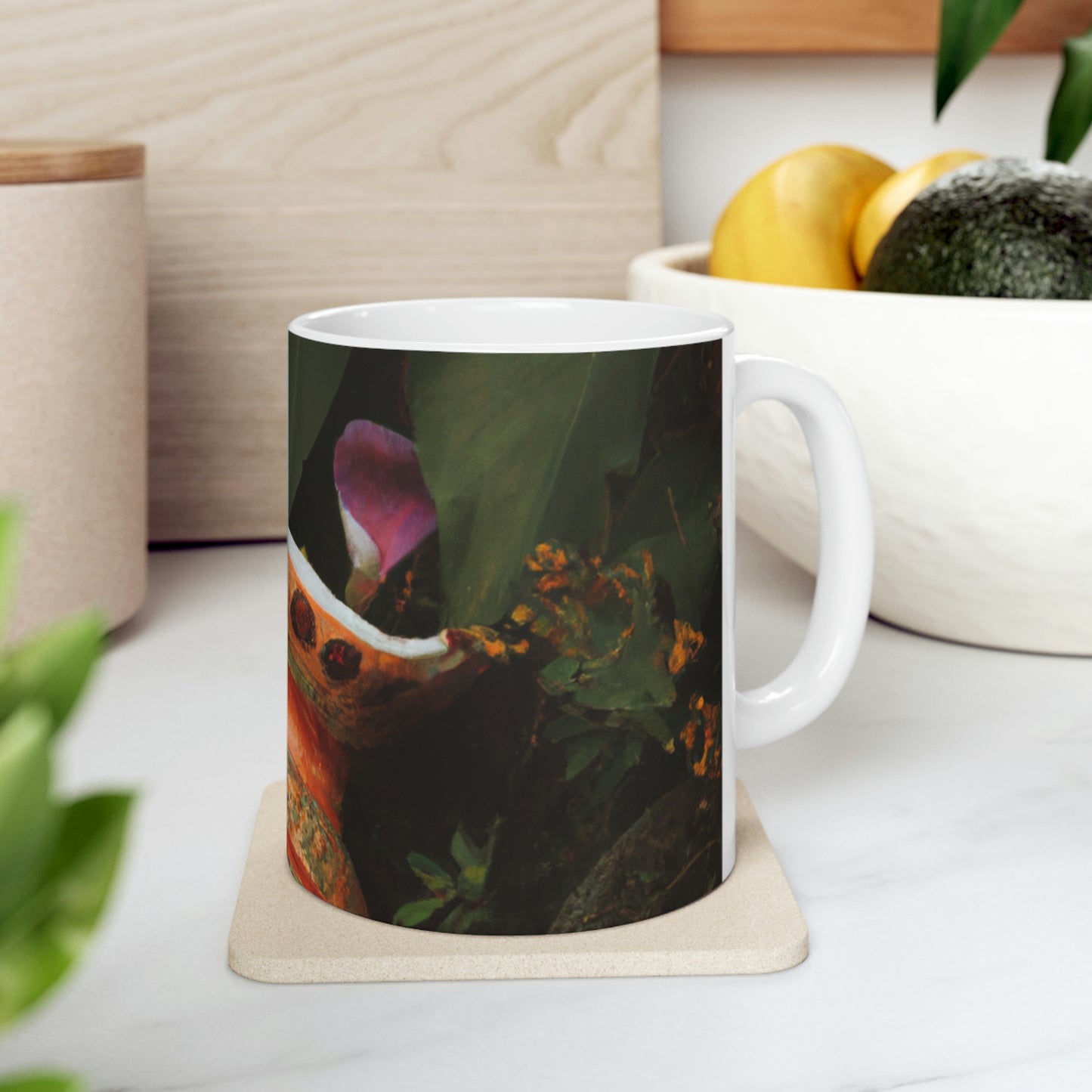 "Un jardín en ruinas" - Taza de cerámica The Alien 11 oz