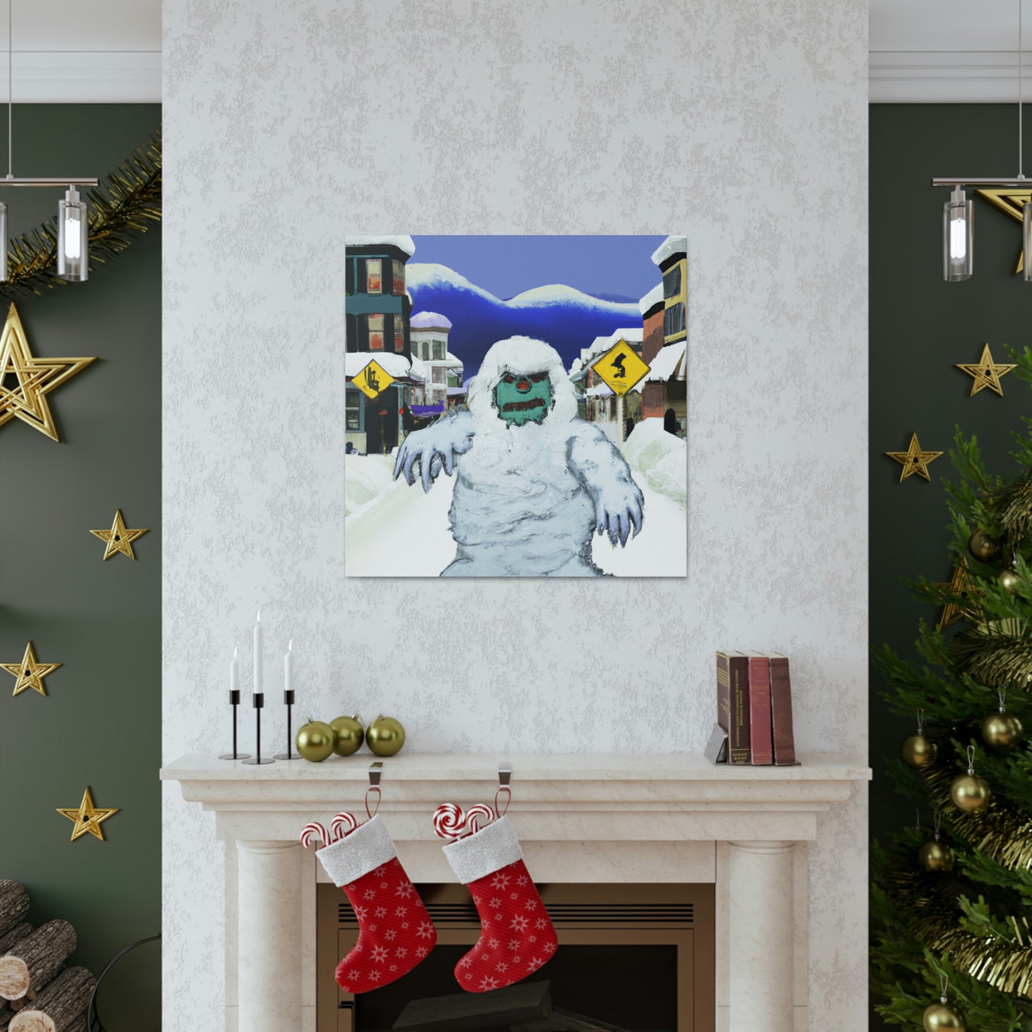 Frozen Terror: The Abominable Snowman's Reign - The Alien Canva