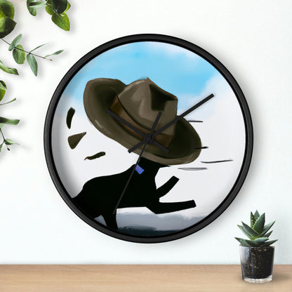 "The Hat Hunter" - The Alien Wall Clock