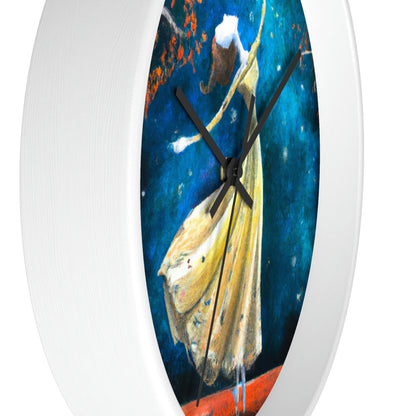 "A Starlight Ballerina" - The Alien Wall Clock