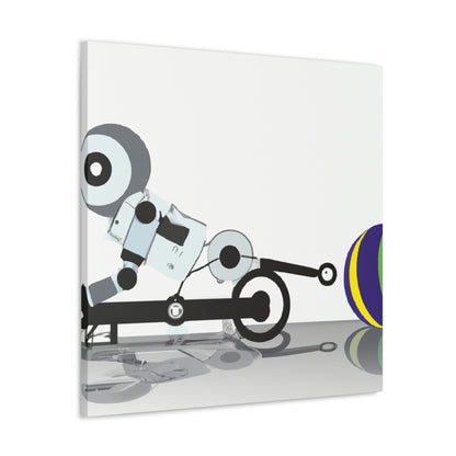 Roboter-Rebounder - Die Alien-Canva