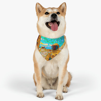 "Lost Among the Ruins" - The Alien Pet Bandana Collar