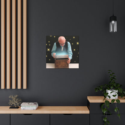 The Magic Box of the Elderly Man - The Alien Canva