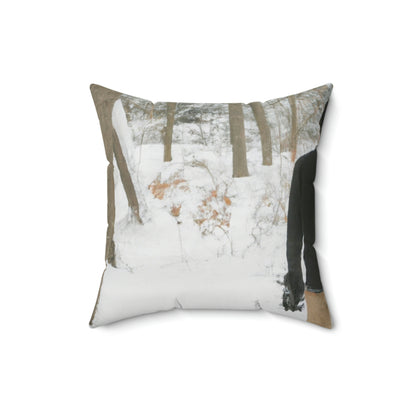 "Fairytale in the Snow" - The Alien Square Pillow