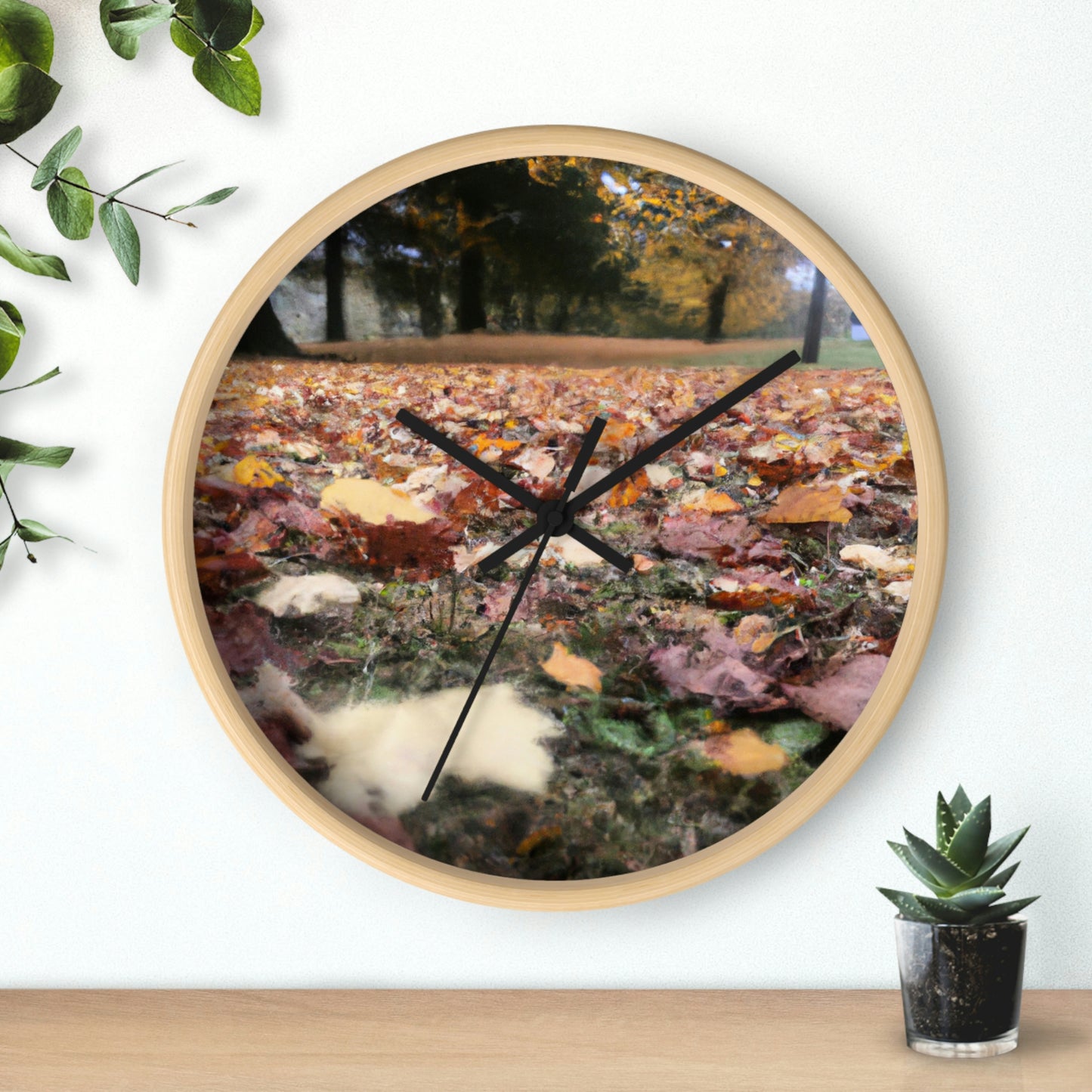 "El misterio olvidado de otoño" - El reloj de pared alienígena