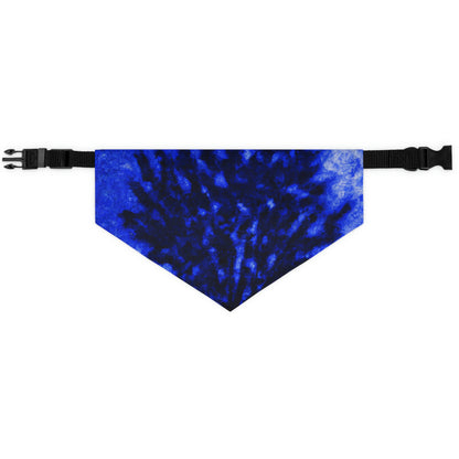 "A Lone Blue Tree in the Moonlight Field" - The Alien Pet Bandana Collar