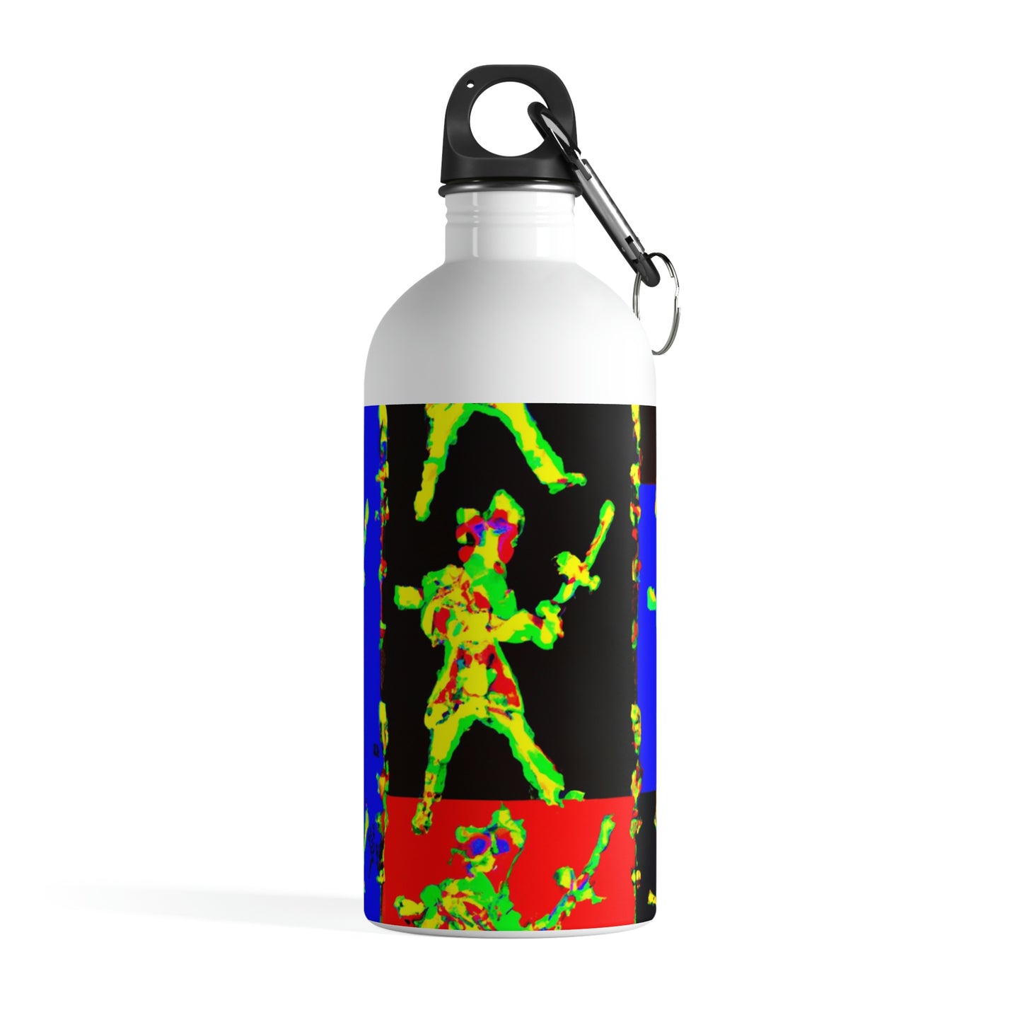 "Tanz mit Feuer und Stahl." - Die Alien-Edelstahl-Wasserflasche