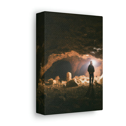 "A Journey into the Unknown: Exploring a Mysterious Underground Cave" - The Alien Canva