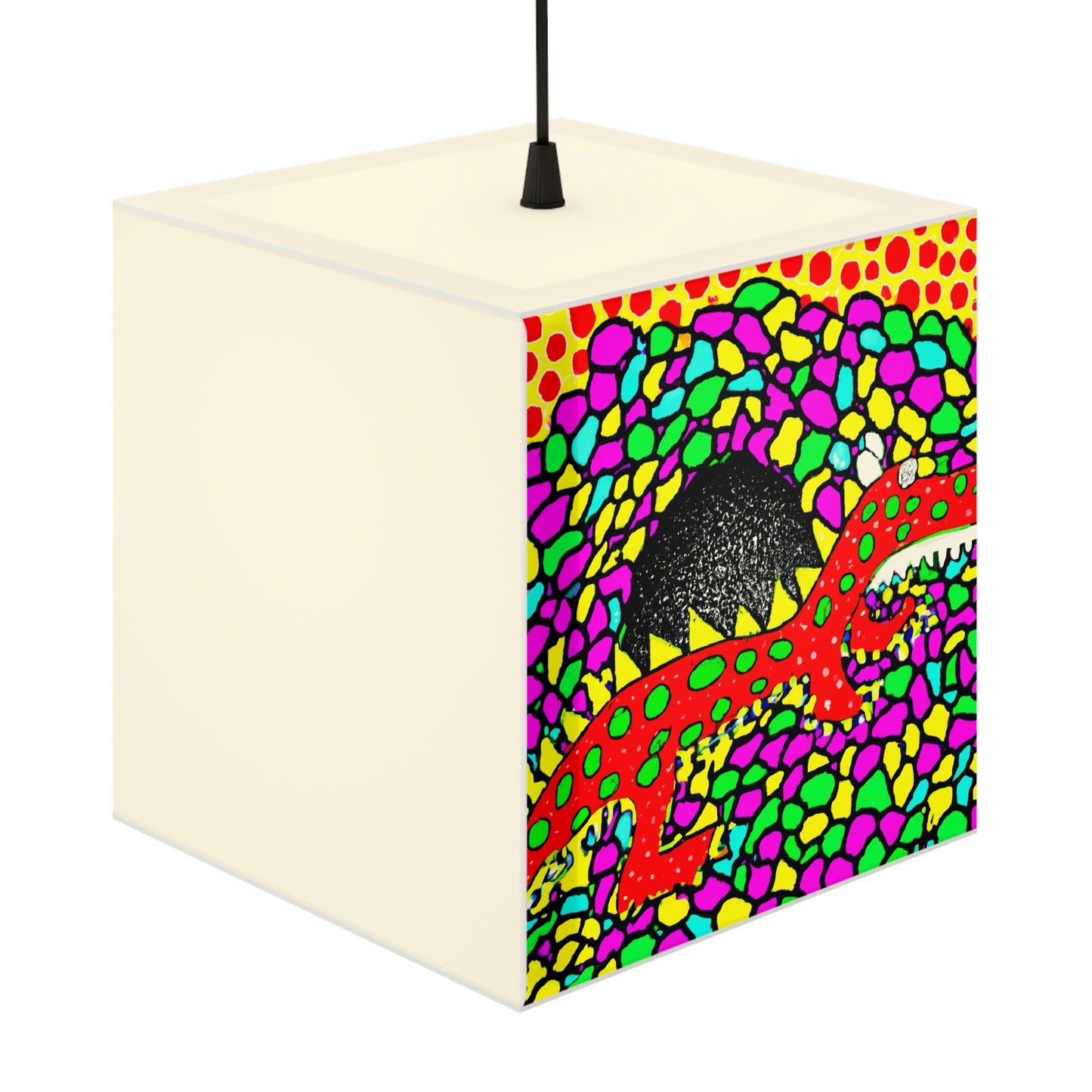 "Dragon's Flight to Freedom" - The Alien Light Cube Lamp