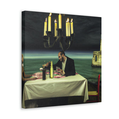 "A Beacon of Romance: An Intimate Candlelit Dinner in a Forgotten Lighthouse" - The Alien Canva