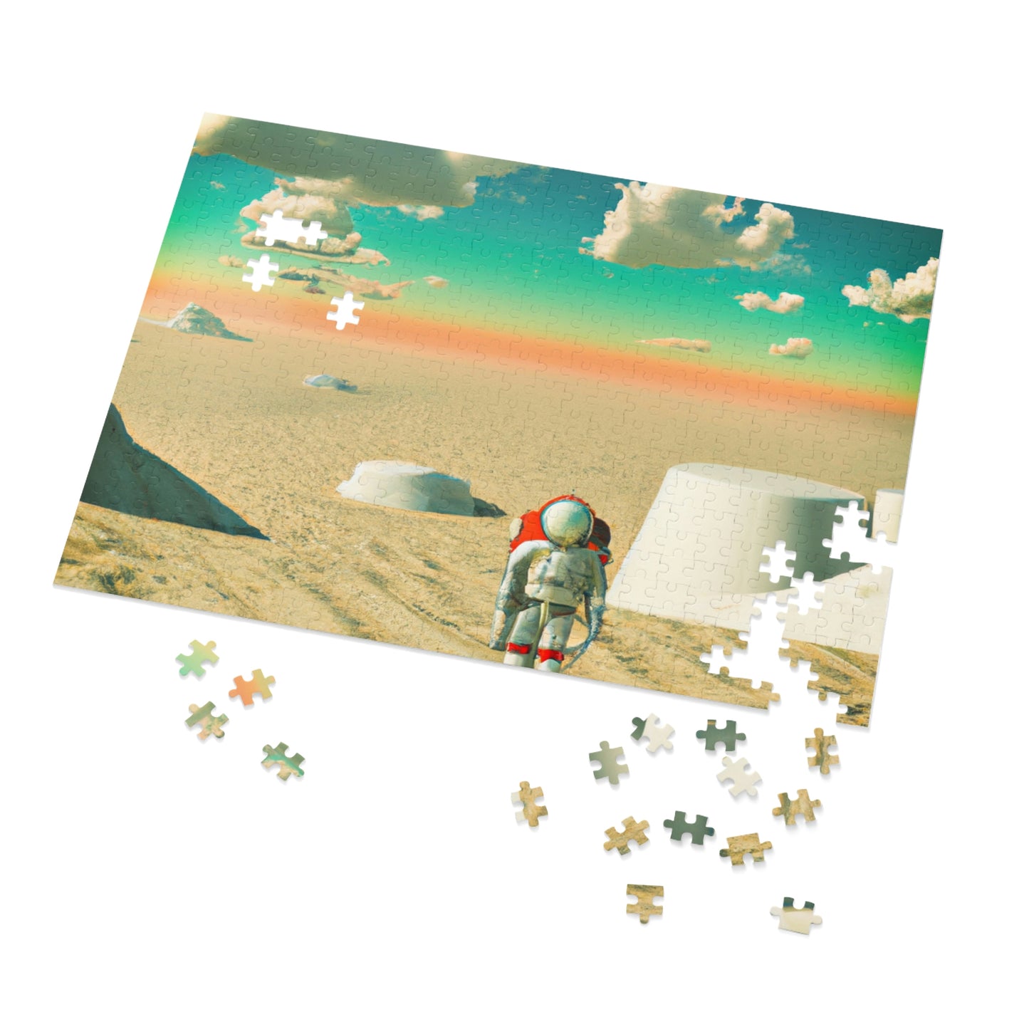 "A Strayed Astronaut: Alone on a Forlorn Planet" - The Alien Jigsaw Puzzle