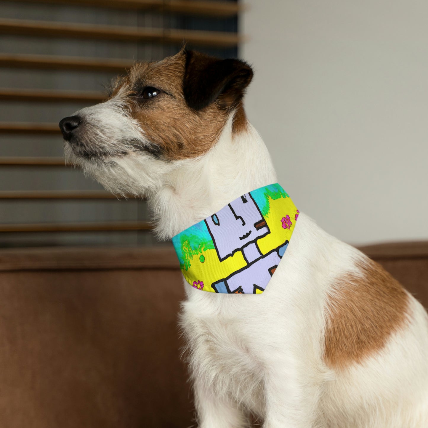 "A Small Miracle in a Sea of Flowers" - The Alien Pet Bandana Collar