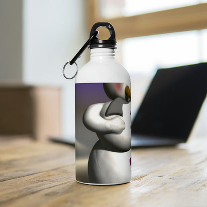 "Chilly But Hopeful: The Snowman's Quest For A Hug" - The Alien Stainless Steel Water Bottle