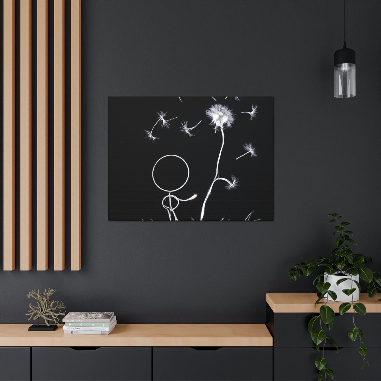 „A Dandelion Flicker in the Midnight Breeze“ – The Alien Canva