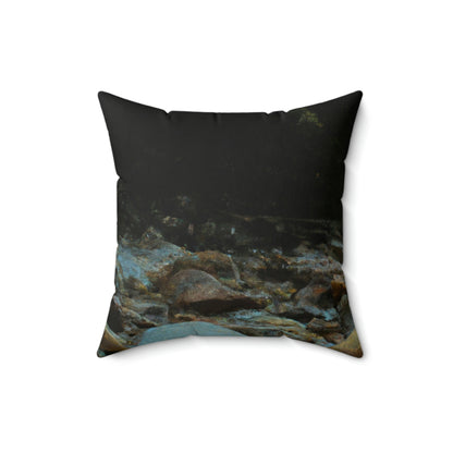 "The Enchantment of the Magical River" - The Alien Square Pillow