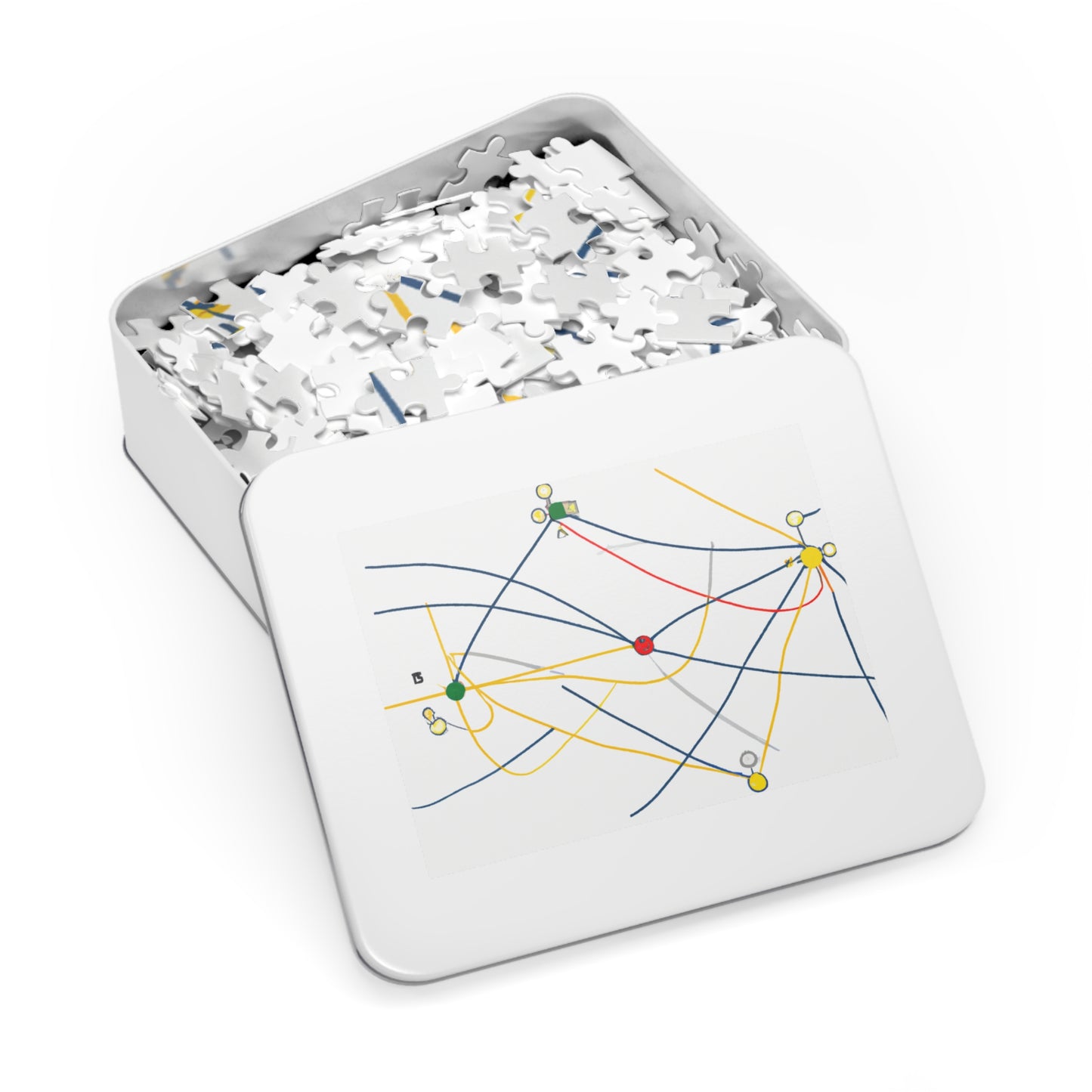 "Exploring the Dynamic Topology: Artful Visualization of a Network Structure." - The Alien Jigsaw Puzzle