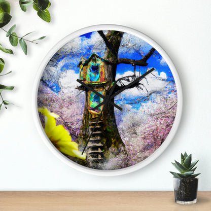 "Forgotten Secrets of the Springtime Forest" - The Alien Wall Clock