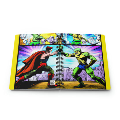 Superhero Showdown! - The Alien Spiral Bound Journal