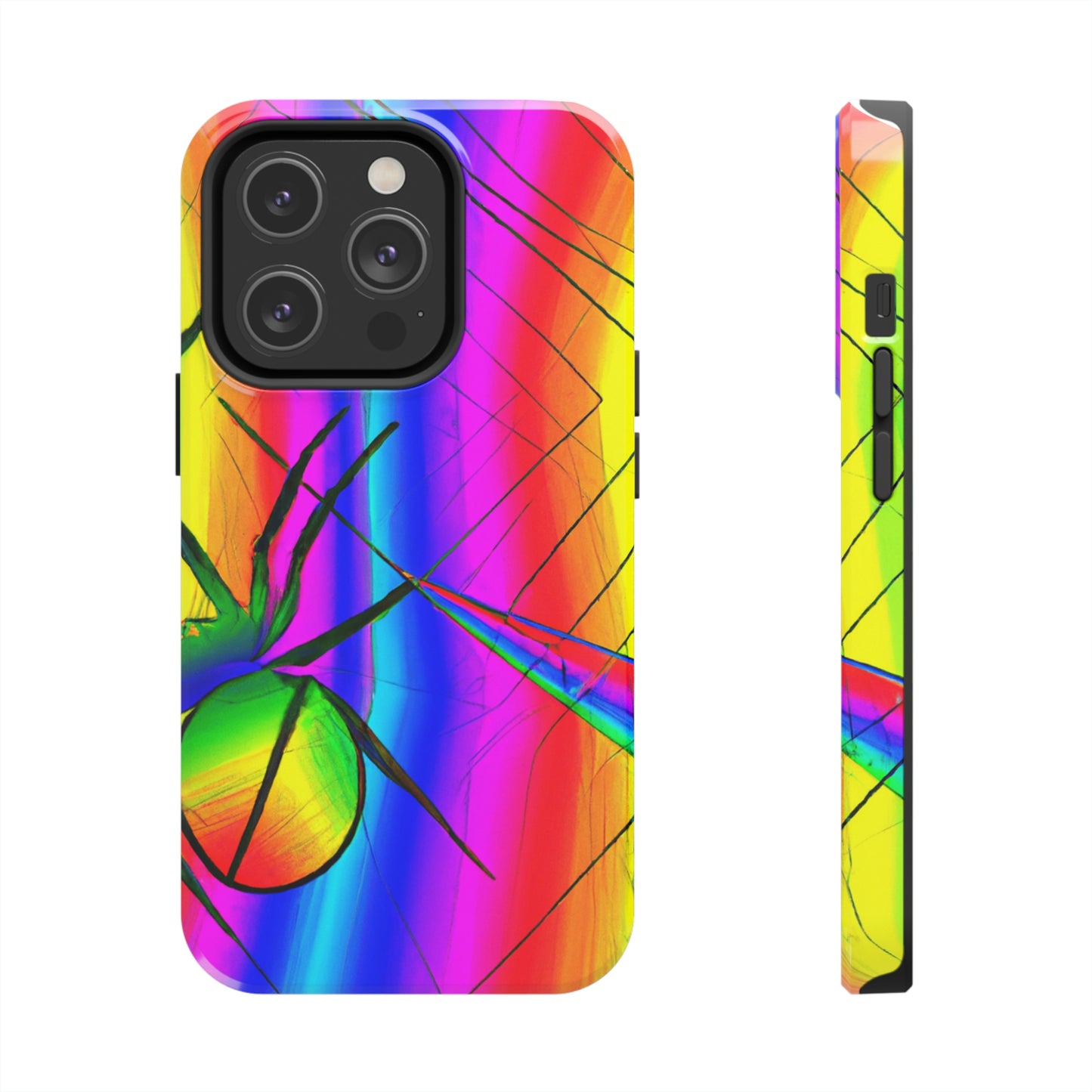 "A Spinnerette's Prismatic Web" - The Alien Tough Phone Cases