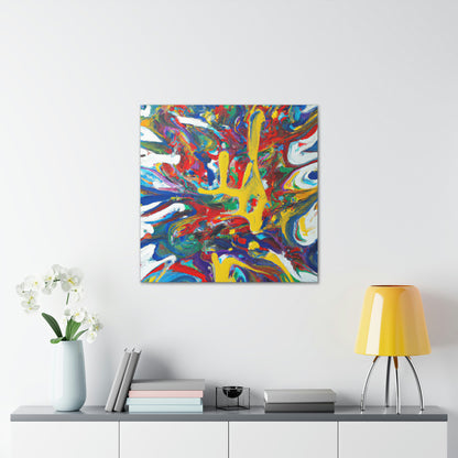 Synesthetic Symphony: An Abstract Painting - The Alien Canva.