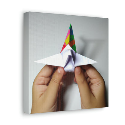 "Covert Creations: Crafting a Secret Message with Origami" - The Alien Canva