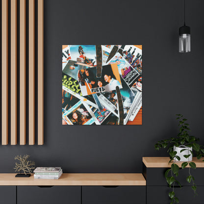 "A Life in Cutouts: Reflecting on Meaningful Moments" - Canvas