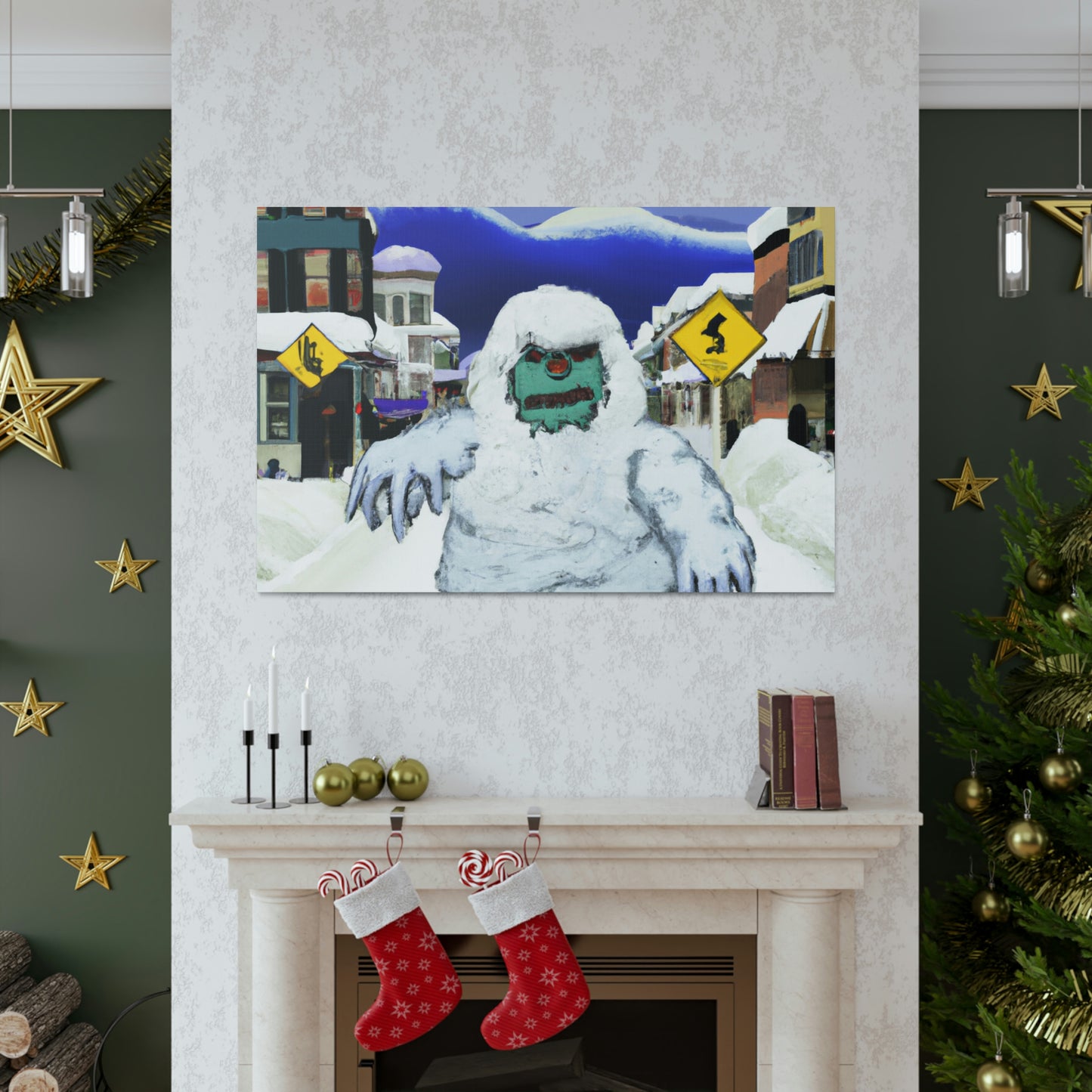 Frozen Terror: The Abominable Snowman's Reign - The Alien Canva