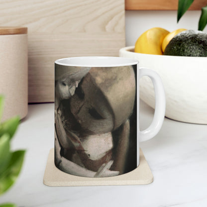 "A Melancholy Tango of Two Dolls" - The Alien Ceramic Mug 11 oz