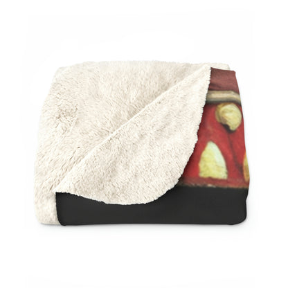 "The Adventures of a Sly Fox at the Abandoned Carnival" - The Alien Sherpa Fleece Blanket