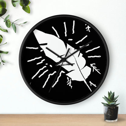 Lost in the Shadows: The White Feather's Journey - El reloj de pared alienígena