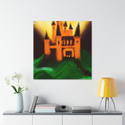 "Mysterious Castle Painting" - The Alien Canva