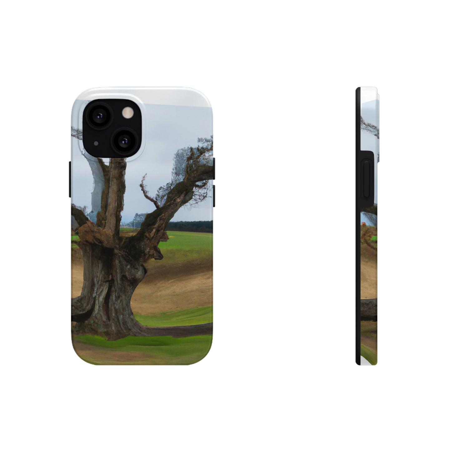 "A Shadow in the Meadow: The Last Standing Tree" - The Alien Tough Phone Cases