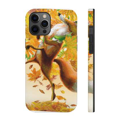 "Autumnal Adventure: A Fox's Mischief" - The Alien Tough Phone Cases