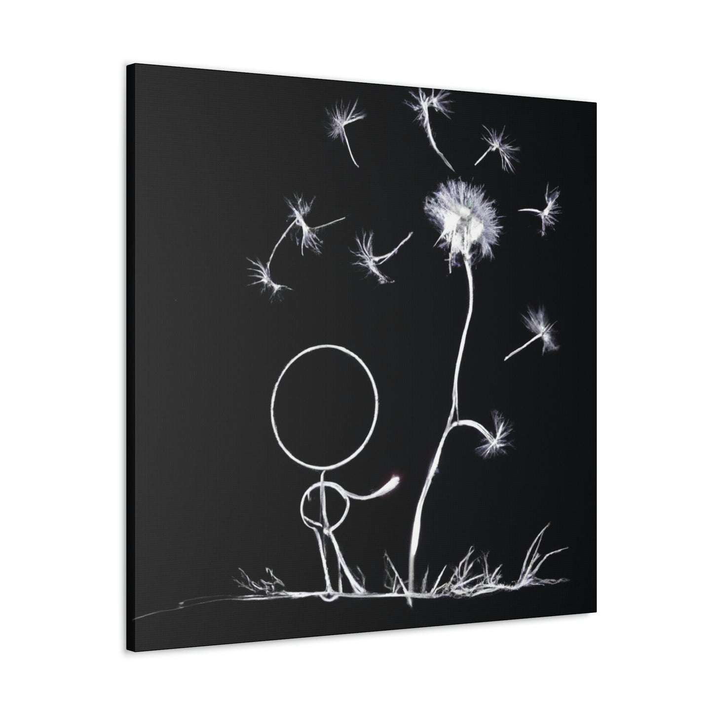 „A Dandelion Flicker in the Midnight Breeze“ – The Alien Canva