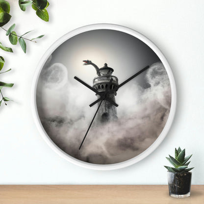 "Smoke and Lighthouse Keeper" - The Alien Wall Clock