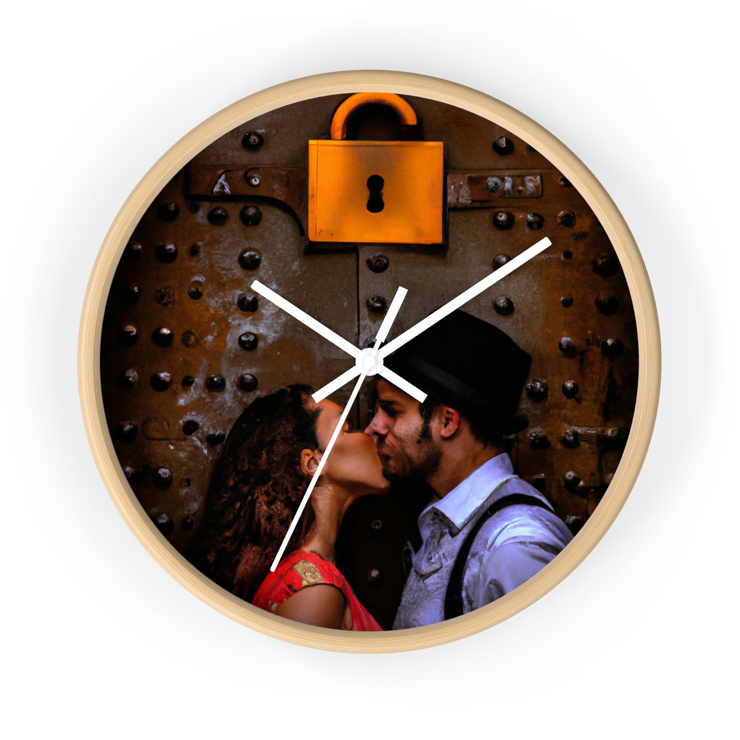 The Kissing Portal - The Alien Wall Clock