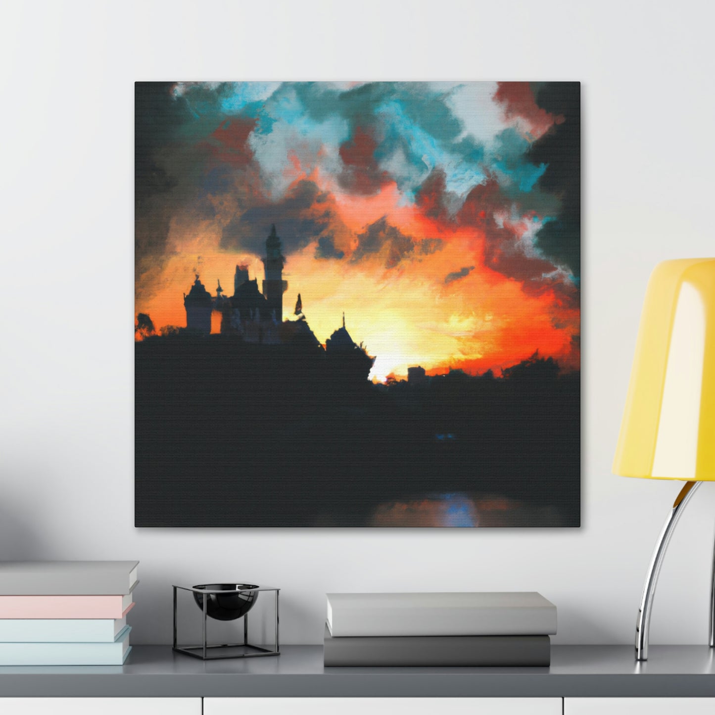 "Serene Sunset at Disneyland" - The Alien Canva