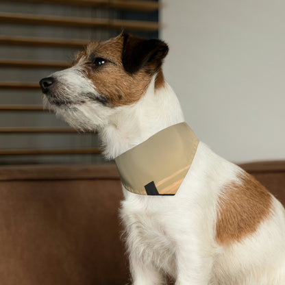 "Luz de la mañana" - El collar de bandana para mascota alienígena