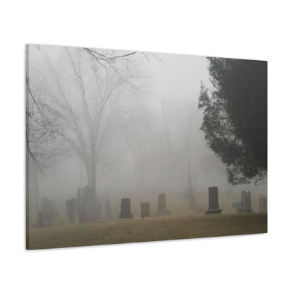 "Perdido en la niebla: un cementerio olvidado" - The Alien Canva