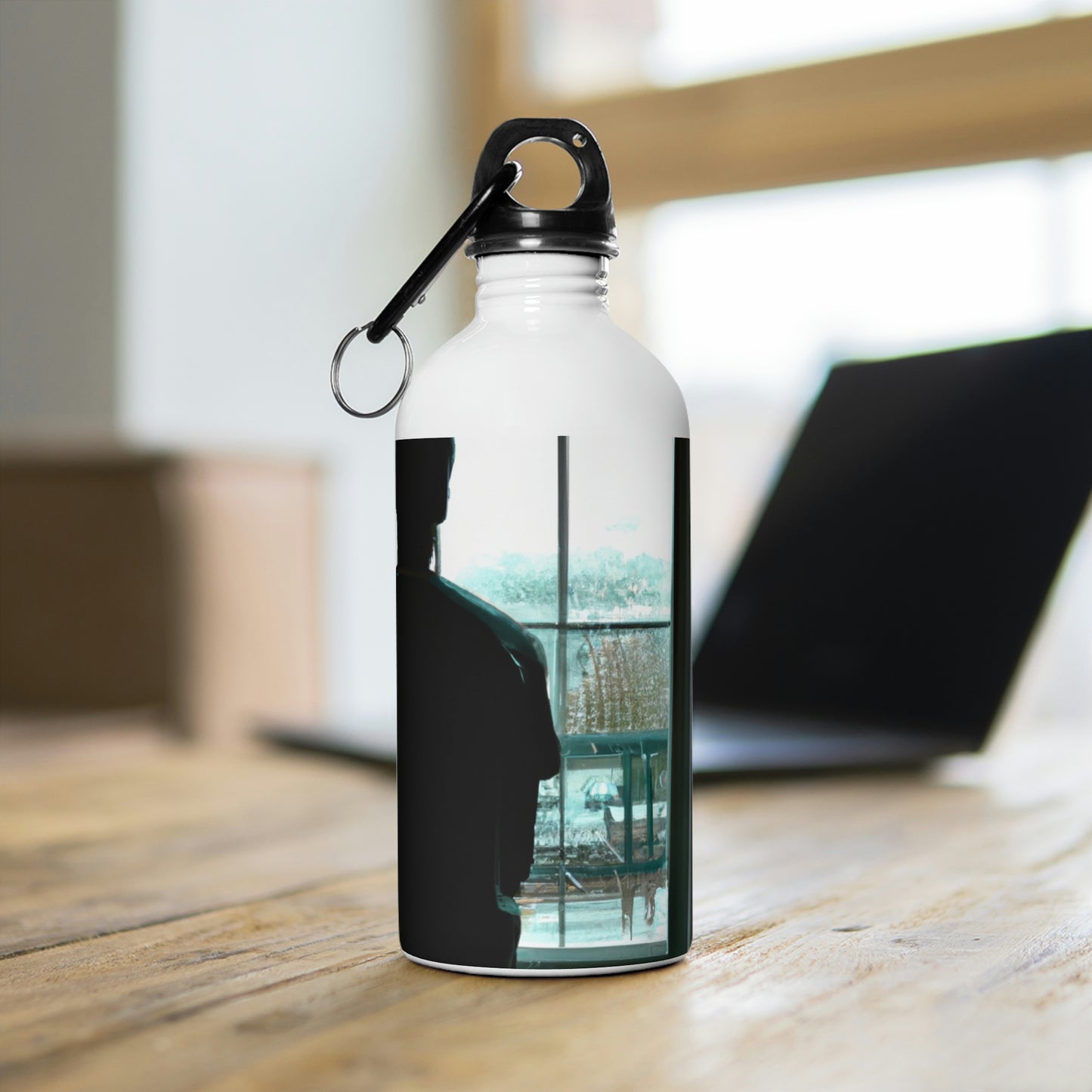 Sad Solitude - The Alien Stainless Steel Water Bottle