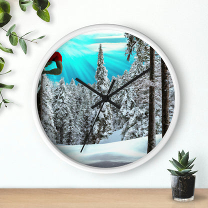 "Frostbitten Hero" - The Alien Wall Clock