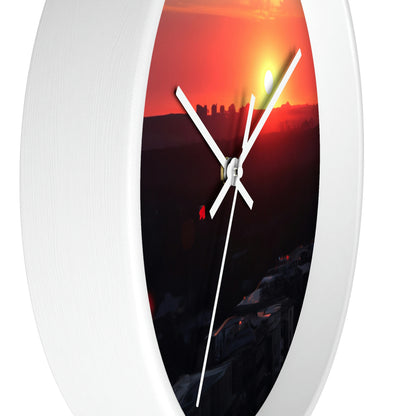 "The Last Light of a Forgotten City" - The Alien Wall Clock