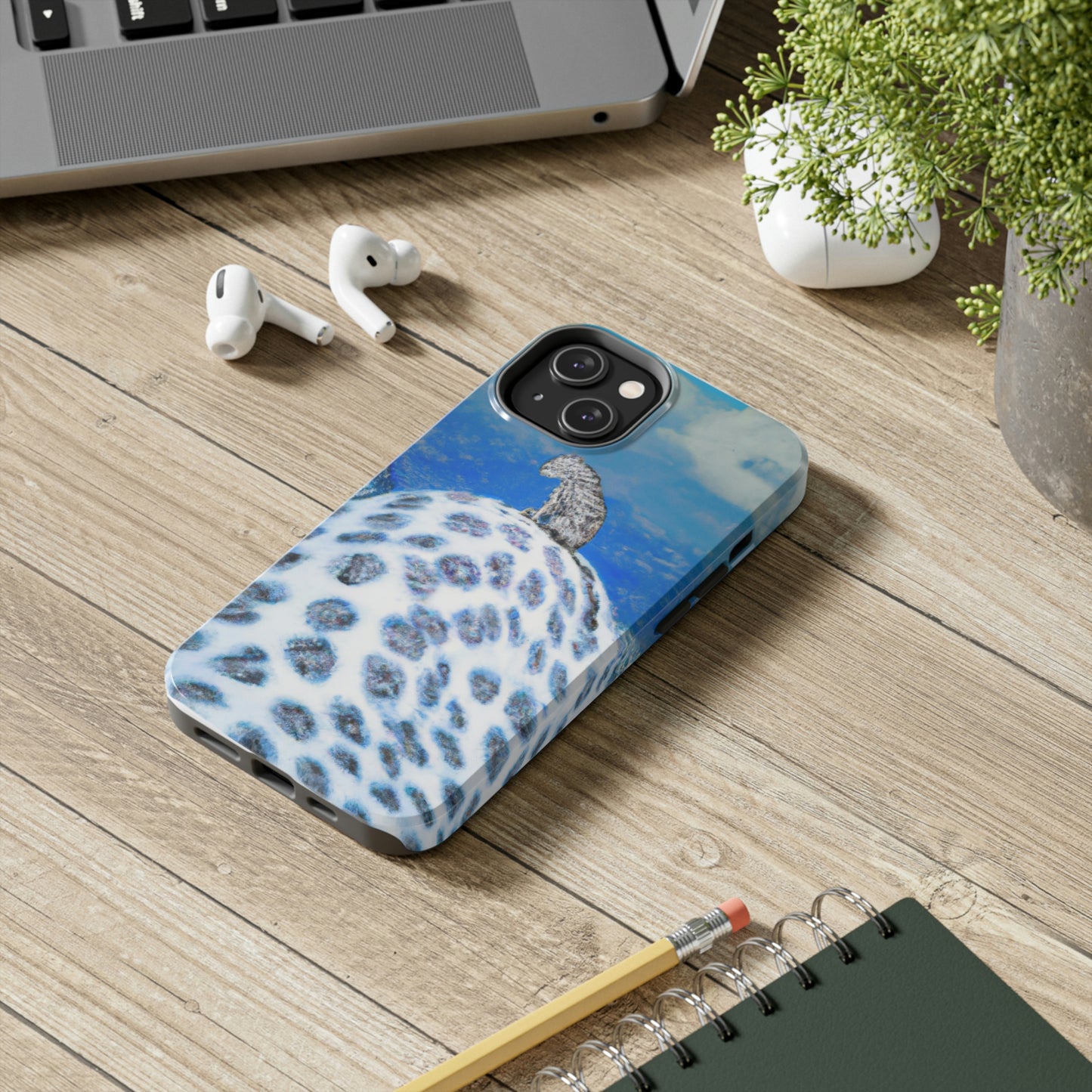 "Perca solitaria del leopardo de las nieves" - Las fundas para teléfonos Alien Tough