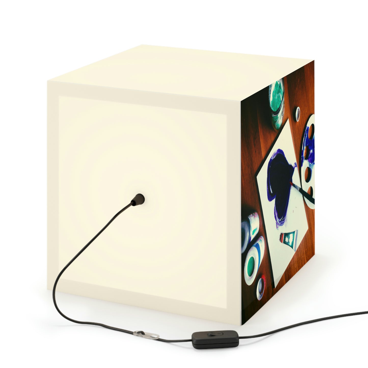 "Transforming Pain into Art" - The Alien Light Cube Lamp