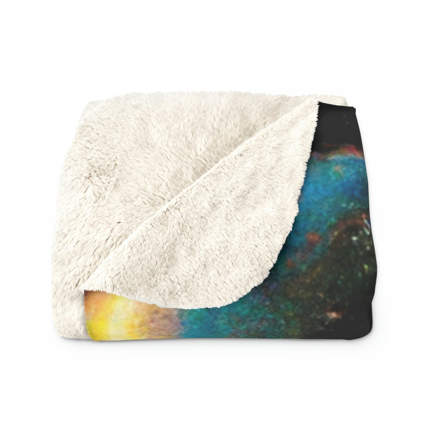 "A Lost Soul Connected to the Heavens" - The Alien Sherpa Fleece Blanket