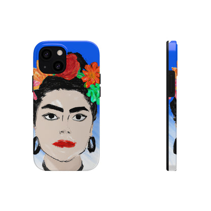 „Feurige Frida: Eine mexikanische Ikone mit farbenfroher Kultur malen“ – The Alien Tough Phone Cases