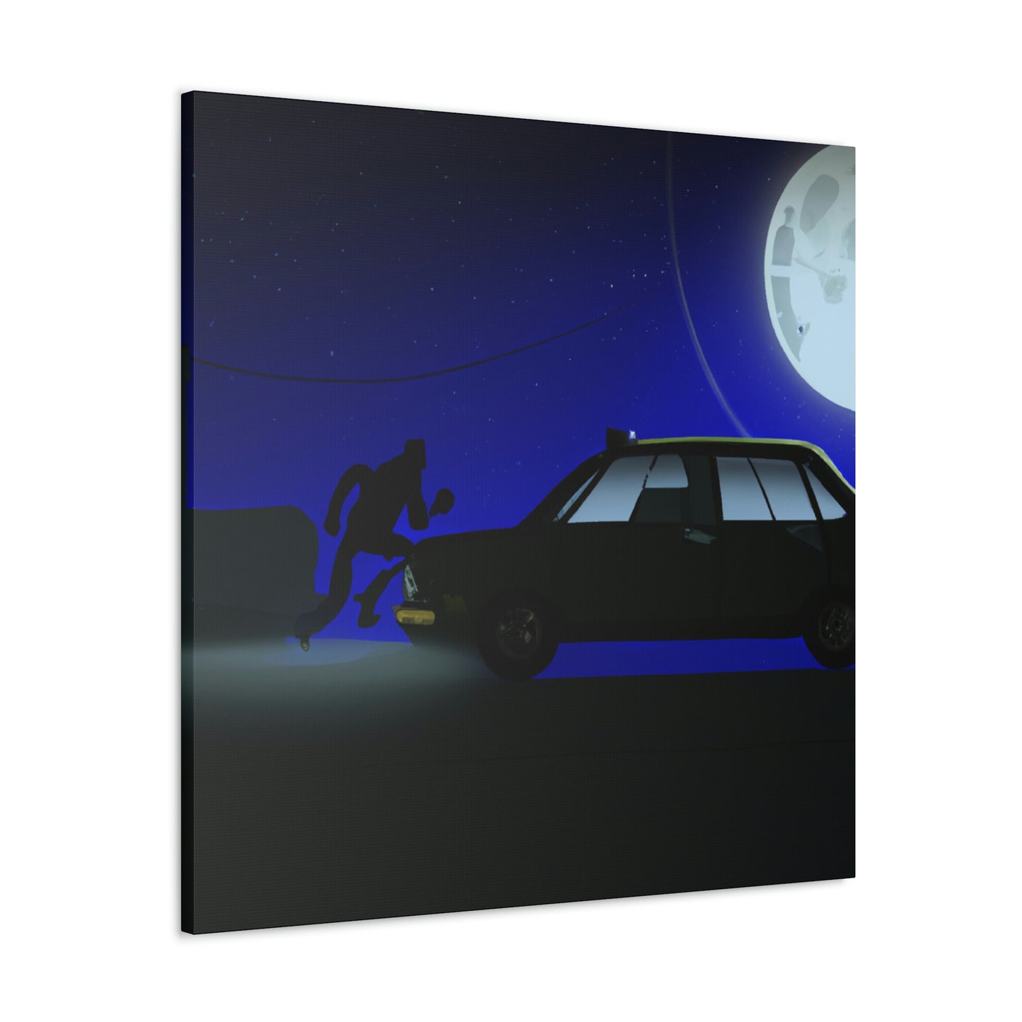 "Die Kunst des Moonlight Joyriding" - The Alien Canva