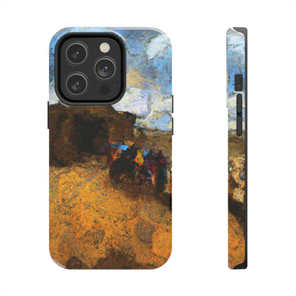 "Dusty Pilgrims at the Forgotten Shrine" - The Alien Tough Phone Cases