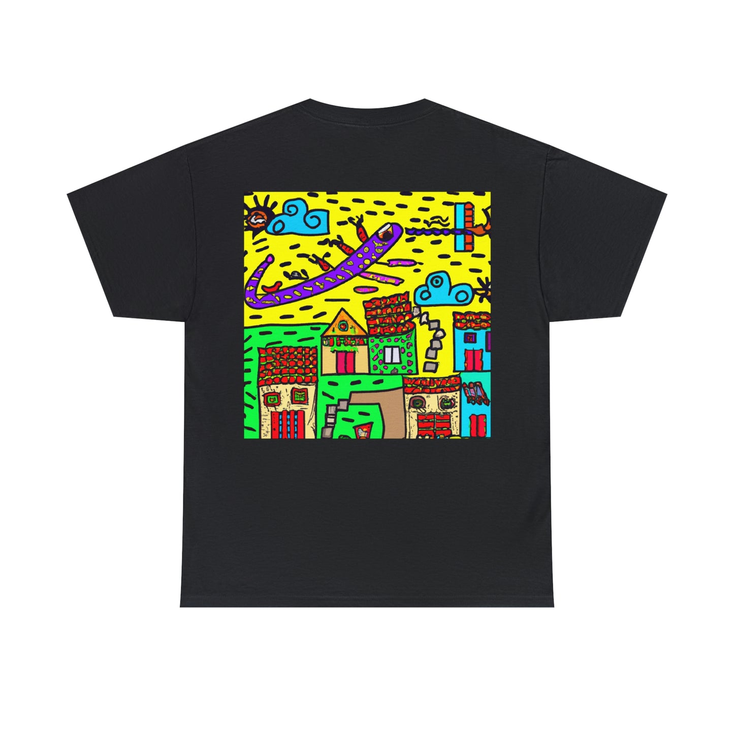 "A Slumbering Village of the Soaring Dragon" - The Alien T-shirt