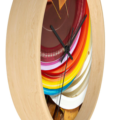 "Autumn Splendor Plates" - The Alien Wall Clock